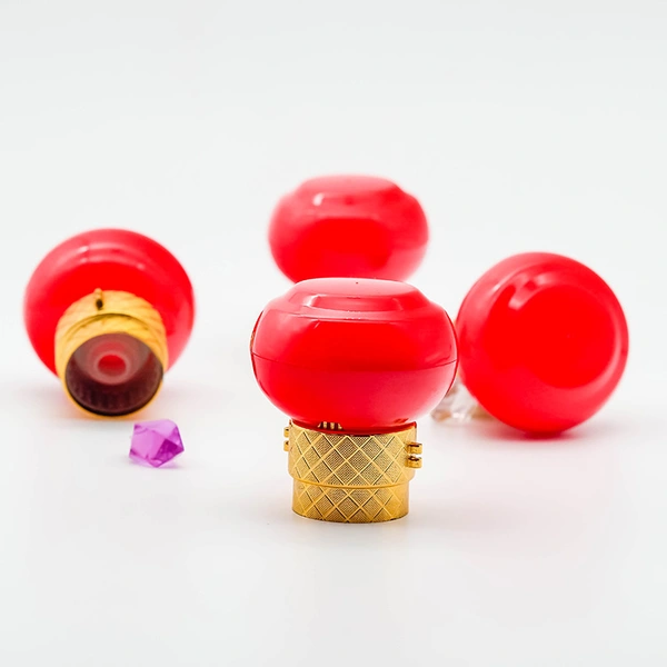 定制仿卡圆头塑料瓶盖 镀金喷色防伪牙口玻璃瓶适用盖 颜色可定做