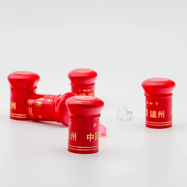 厂家生产红色烫金塑料瓶盖 拧断防伪白酒瓶盖 颜色可定做