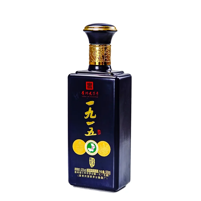 承德老酒黑金坛 500ml黑色哑光喷涂金色六角盖 宽城满族自治县酿酒有限公司