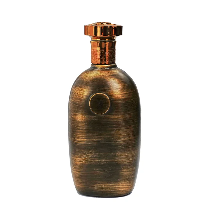 批发烤花白酒瓶喜酒瓶空酒瓶玻璃酒瓶窖藏珍藏品鉴酒瓶一斤装